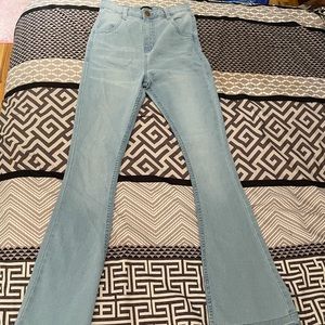 PLT Flared Light Wash Jean. US 4- UK 8